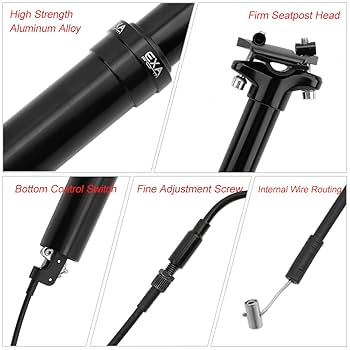 ワイヤーコントロール式ドロッパーシートポスト　Φ31.6ｍｍ　トラベル150mm ワイヤーコントロール式ドロッパーシートポスト Φ31.6mm